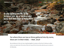 Tablet Screenshot of churchinworcester.org
